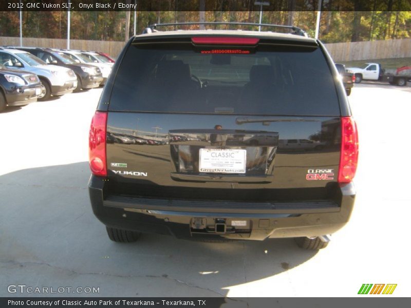 Onyx Black / Ebony 2012 GMC Yukon SLT