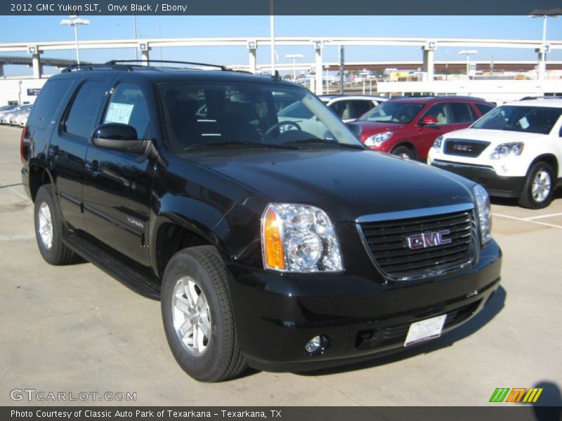 Onyx Black / Ebony 2012 GMC Yukon SLT