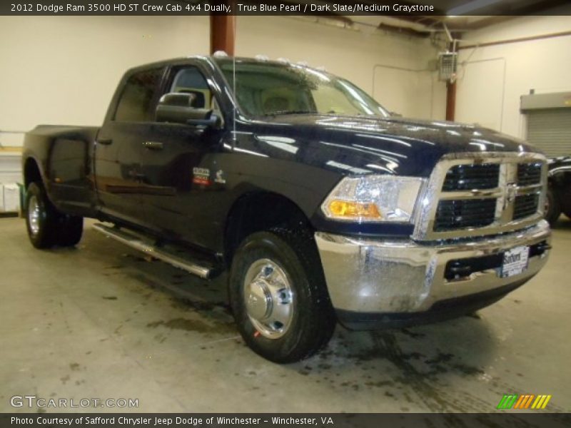  2012 Ram 3500 HD ST Crew Cab 4x4 Dually True Blue Pearl