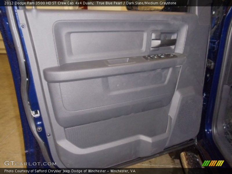 True Blue Pearl / Dark Slate/Medium Graystone 2012 Dodge Ram 3500 HD ST Crew Cab 4x4 Dually