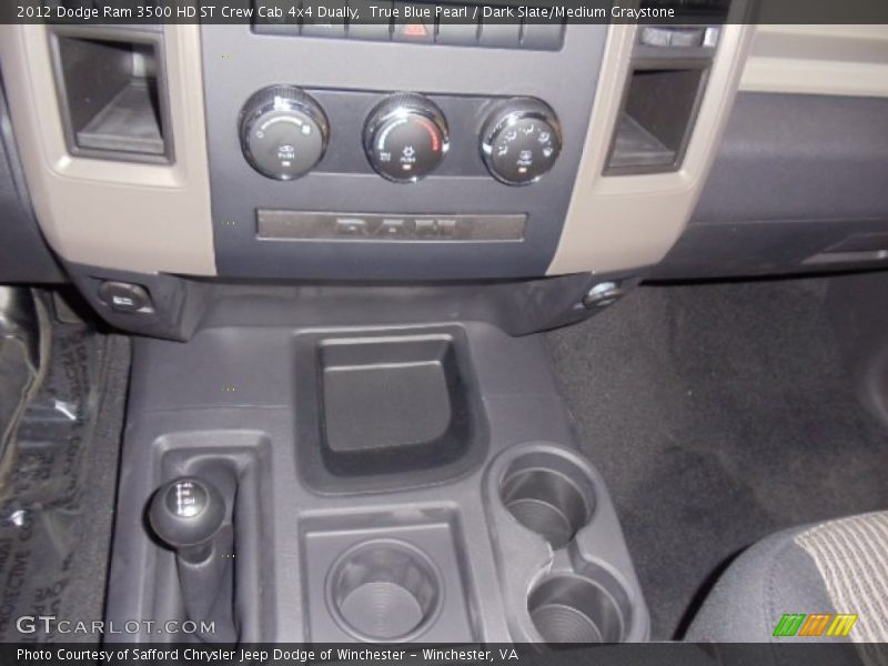 True Blue Pearl / Dark Slate/Medium Graystone 2012 Dodge Ram 3500 HD ST Crew Cab 4x4 Dually