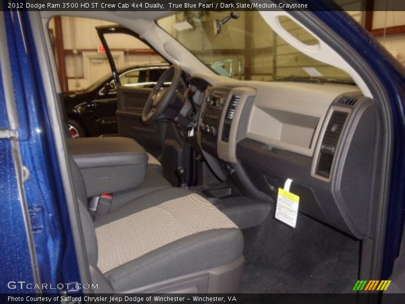 True Blue Pearl / Dark Slate/Medium Graystone 2012 Dodge Ram 3500 HD ST Crew Cab 4x4 Dually