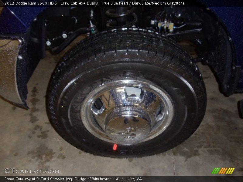 True Blue Pearl / Dark Slate/Medium Graystone 2012 Dodge Ram 3500 HD ST Crew Cab 4x4 Dually