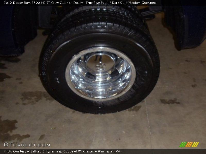 True Blue Pearl / Dark Slate/Medium Graystone 2012 Dodge Ram 3500 HD ST Crew Cab 4x4 Dually