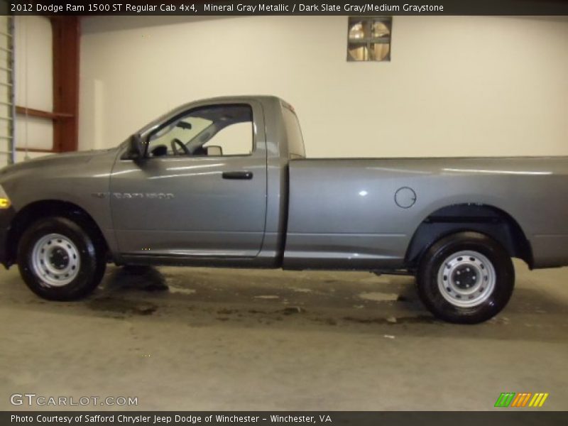Mineral Gray Metallic / Dark Slate Gray/Medium Graystone 2012 Dodge Ram 1500 ST Regular Cab 4x4