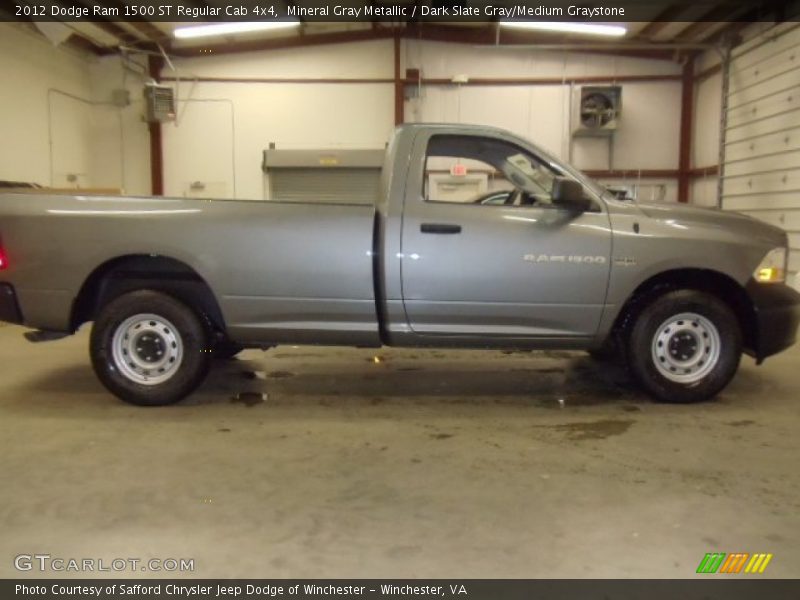 Mineral Gray Metallic / Dark Slate Gray/Medium Graystone 2012 Dodge Ram 1500 ST Regular Cab 4x4