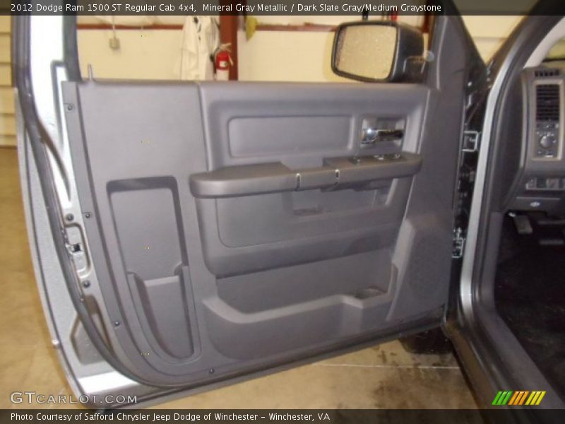 Mineral Gray Metallic / Dark Slate Gray/Medium Graystone 2012 Dodge Ram 1500 ST Regular Cab 4x4