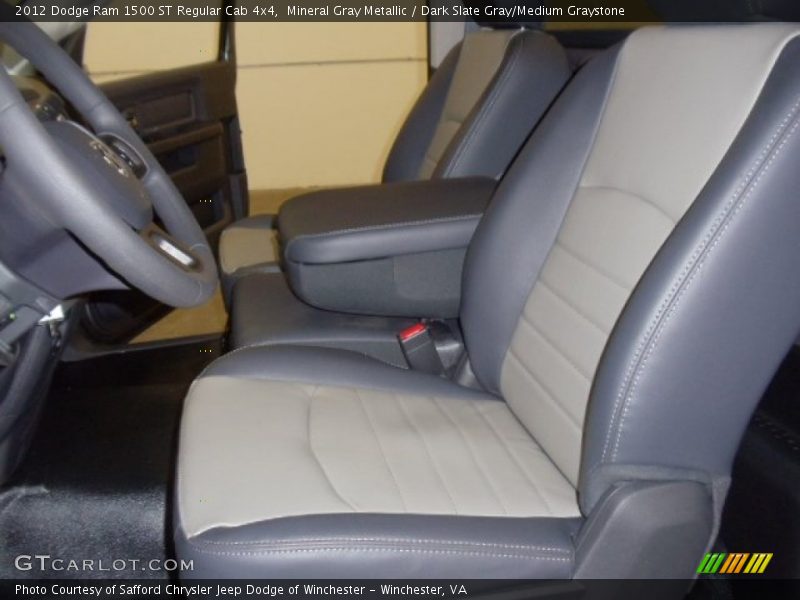 Mineral Gray Metallic / Dark Slate Gray/Medium Graystone 2012 Dodge Ram 1500 ST Regular Cab 4x4