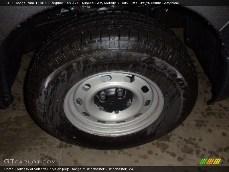 Mineral Gray Metallic / Dark Slate Gray/Medium Graystone 2012 Dodge Ram 1500 ST Regular Cab 4x4