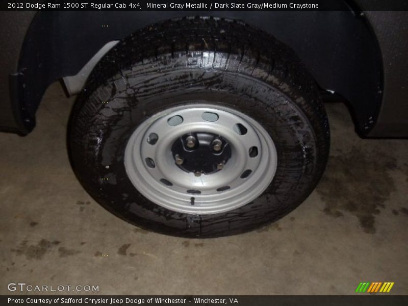 Mineral Gray Metallic / Dark Slate Gray/Medium Graystone 2012 Dodge Ram 1500 ST Regular Cab 4x4