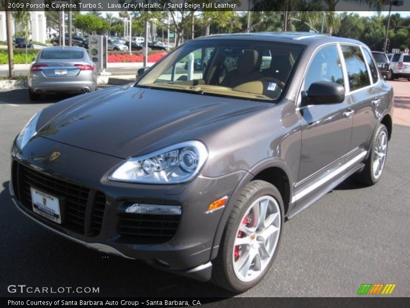 Lava Grey Metallic / Sand Beige Full Leather 2009 Porsche Cayenne Turbo S