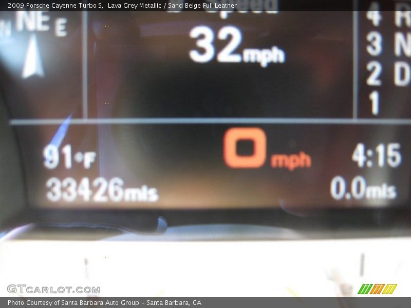 Lava Grey Metallic / Sand Beige Full Leather 2009 Porsche Cayenne Turbo S