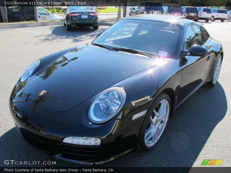 Black / Black 2010 Porsche 911 Carrera Coupe