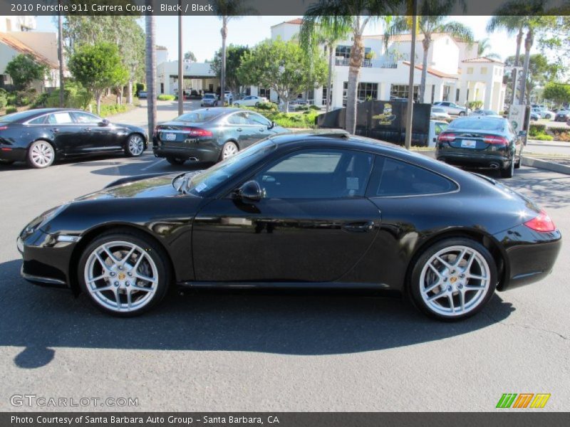 Black / Black 2010 Porsche 911 Carrera Coupe