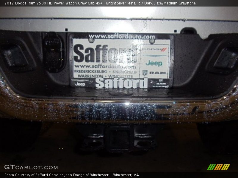 Bright Silver Metallic / Dark Slate/Medium Graystone 2012 Dodge Ram 2500 HD Power Wagon Crew Cab 4x4