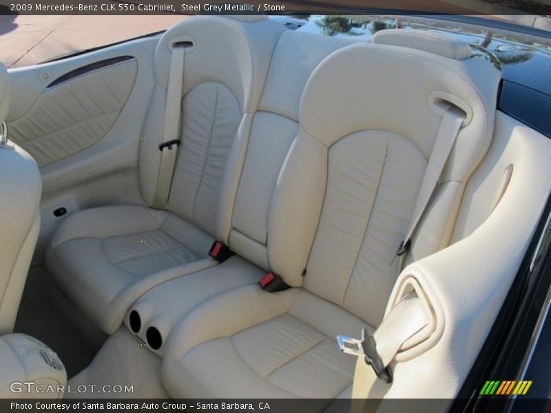  2009 CLK 550 Cabriolet Stone Interior
