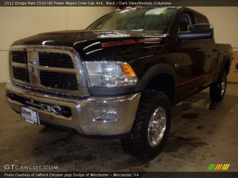 Black / Dark Slate/Medium Graystone 2012 Dodge Ram 2500 HD Power Wagon Crew Cab 4x4