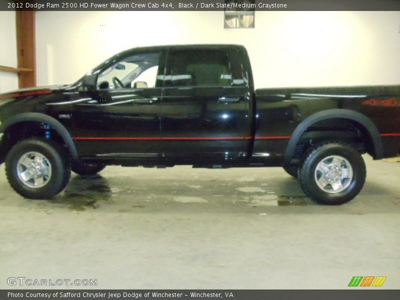 Black / Dark Slate/Medium Graystone 2012 Dodge Ram 2500 HD Power Wagon Crew Cab 4x4