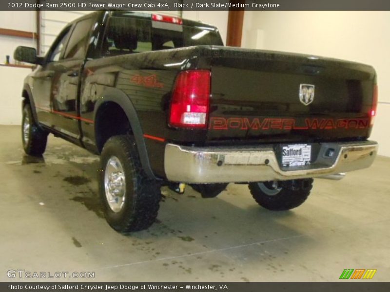 Black / Dark Slate/Medium Graystone 2012 Dodge Ram 2500 HD Power Wagon Crew Cab 4x4