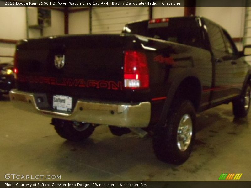 Black / Dark Slate/Medium Graystone 2012 Dodge Ram 2500 HD Power Wagon Crew Cab 4x4