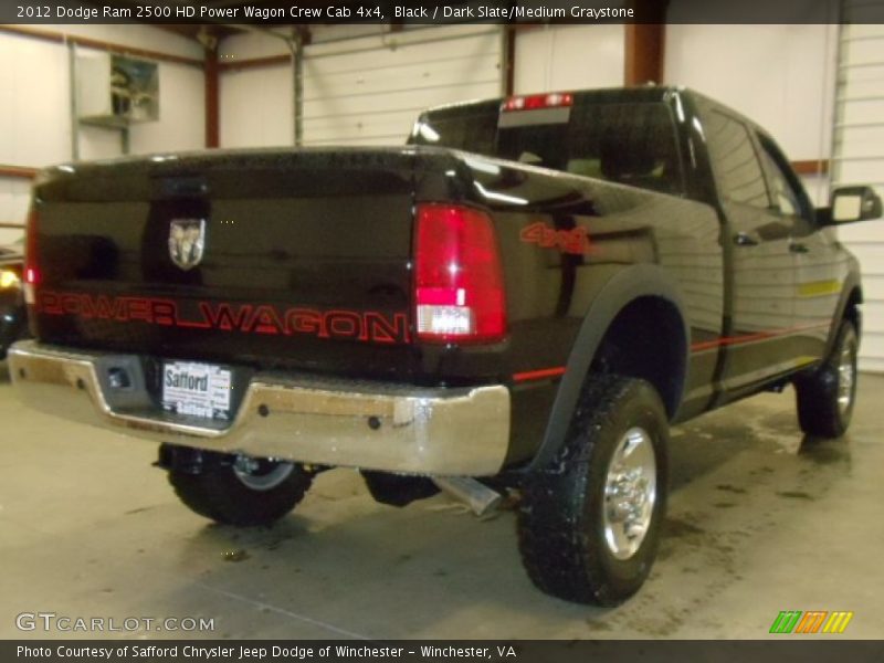 Black / Dark Slate/Medium Graystone 2012 Dodge Ram 2500 HD Power Wagon Crew Cab 4x4