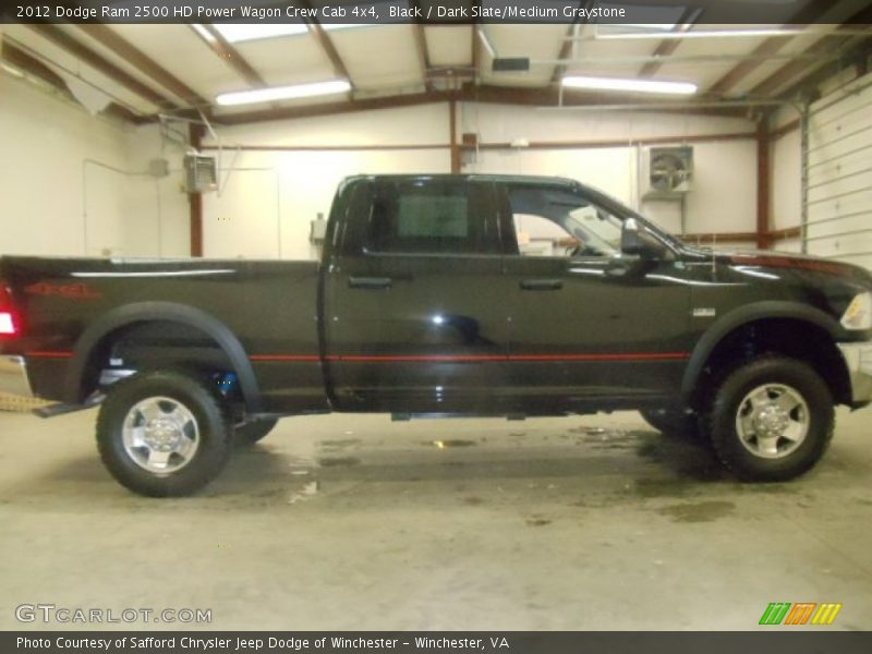 Black / Dark Slate/Medium Graystone 2012 Dodge Ram 2500 HD Power Wagon Crew Cab 4x4