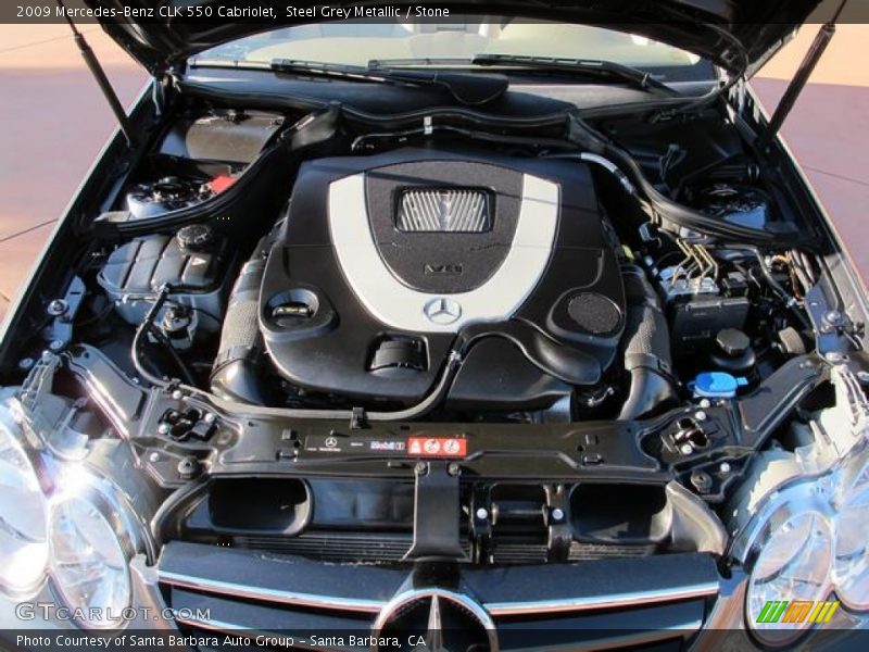  2009 CLK 550 Cabriolet Engine - 5.5 Liter DOHC 32-Valve VVT V8