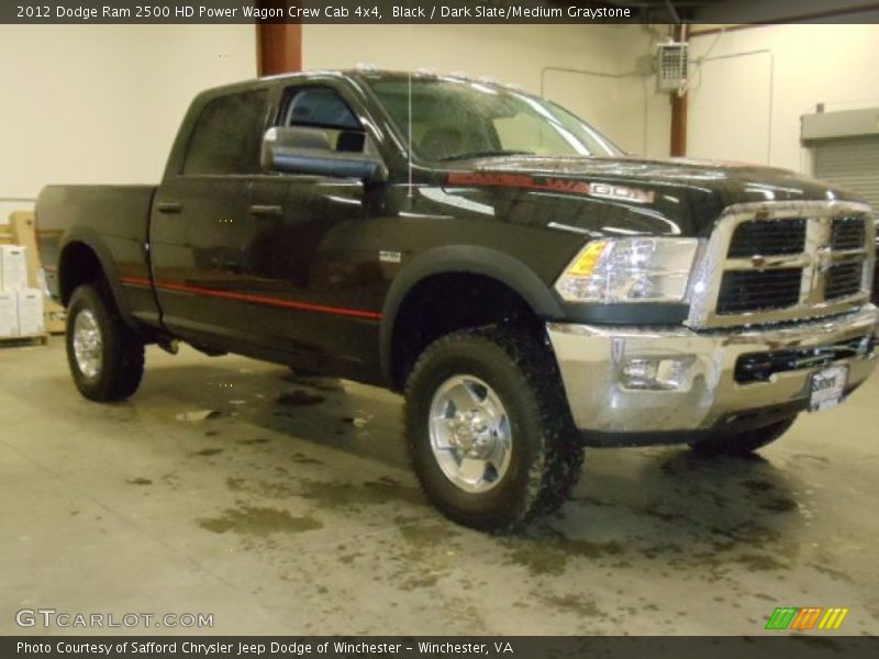 Black / Dark Slate/Medium Graystone 2012 Dodge Ram 2500 HD Power Wagon Crew Cab 4x4