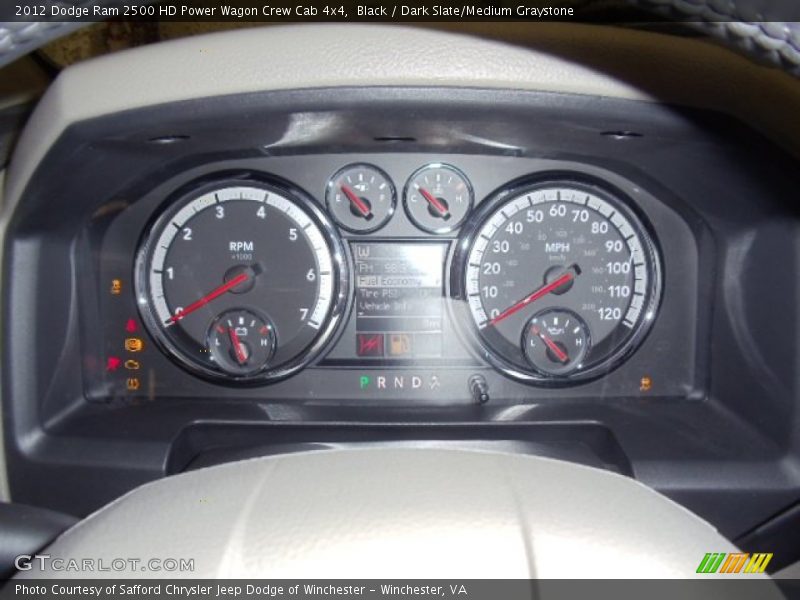 Black / Dark Slate/Medium Graystone 2012 Dodge Ram 2500 HD Power Wagon Crew Cab 4x4
