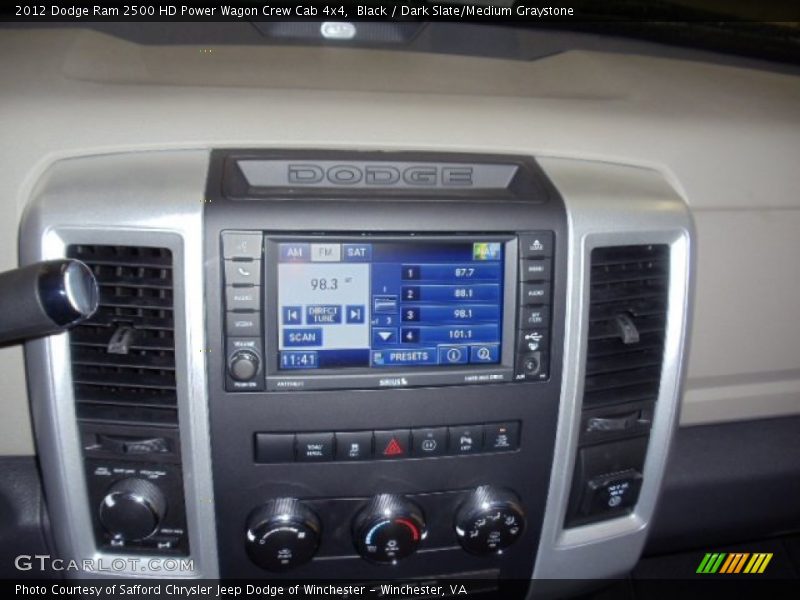 Black / Dark Slate/Medium Graystone 2012 Dodge Ram 2500 HD Power Wagon Crew Cab 4x4