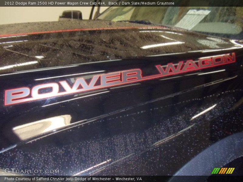 Black / Dark Slate/Medium Graystone 2012 Dodge Ram 2500 HD Power Wagon Crew Cab 4x4