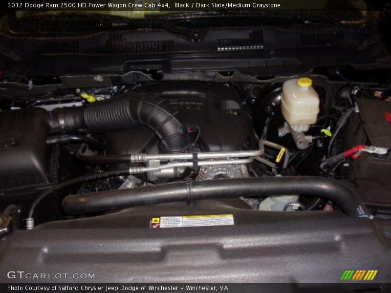 Black / Dark Slate/Medium Graystone 2012 Dodge Ram 2500 HD Power Wagon Crew Cab 4x4