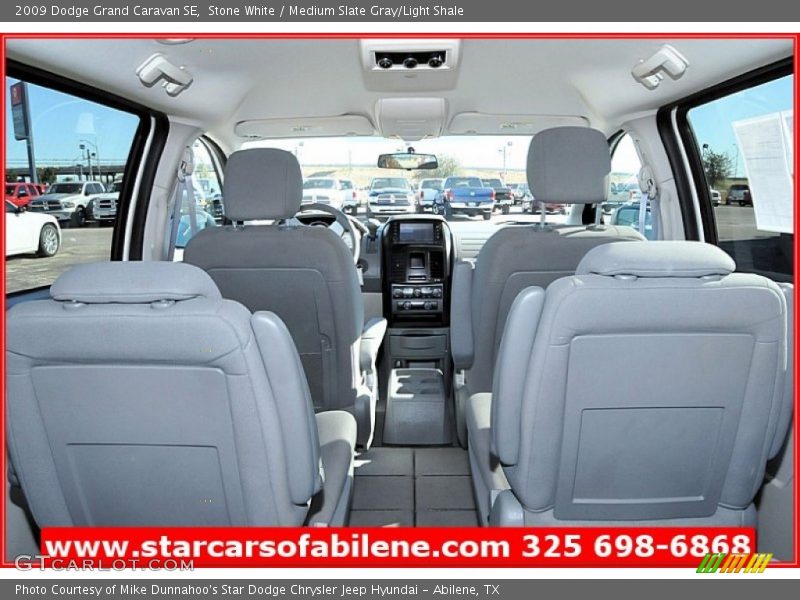 Stone White / Medium Slate Gray/Light Shale 2009 Dodge Grand Caravan SE