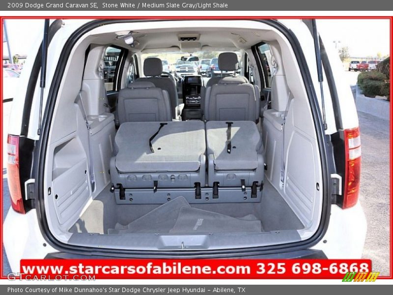 Stone White / Medium Slate Gray/Light Shale 2009 Dodge Grand Caravan SE