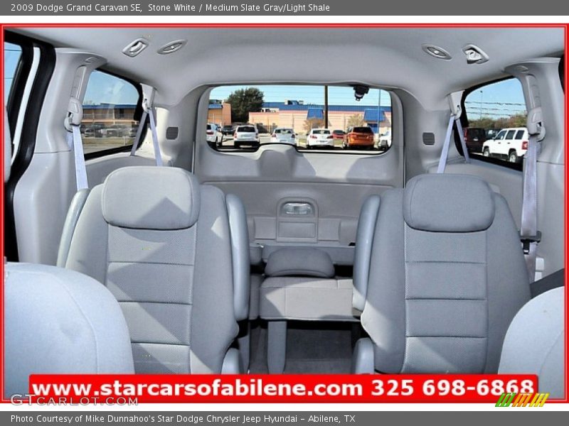 Stone White / Medium Slate Gray/Light Shale 2009 Dodge Grand Caravan SE