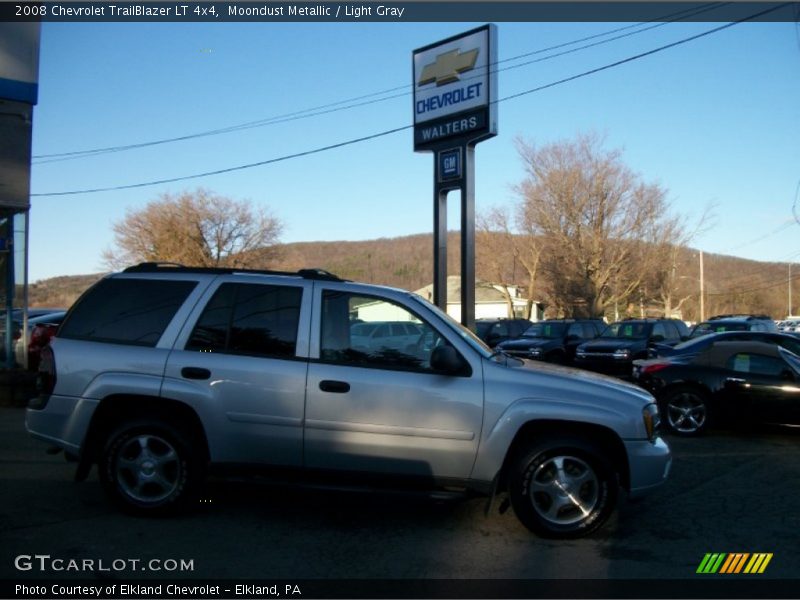 Moondust Metallic / Light Gray 2008 Chevrolet TrailBlazer LT 4x4