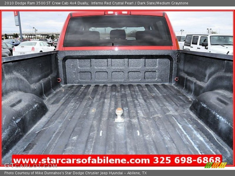 Inferno Red Crystal Pearl / Dark Slate/Medium Graystone 2010 Dodge Ram 3500 ST Crew Cab 4x4 Dually