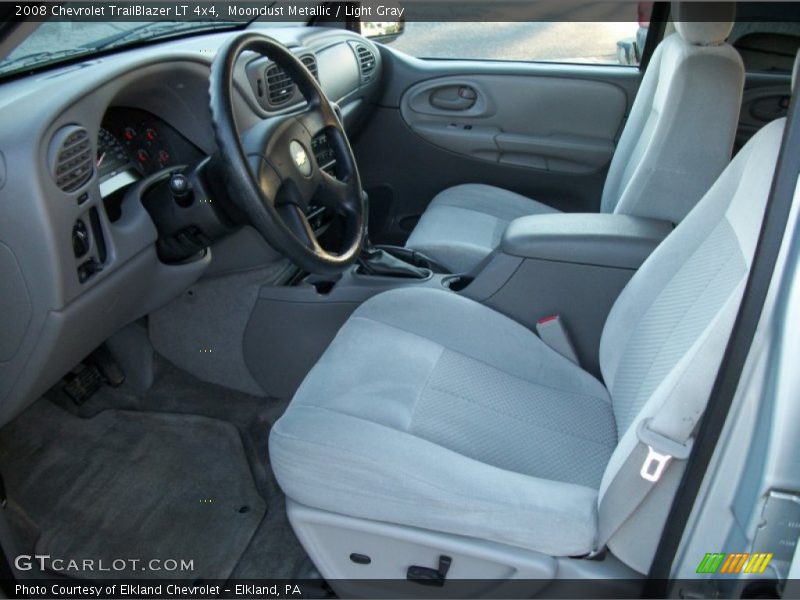 Moondust Metallic / Light Gray 2008 Chevrolet TrailBlazer LT 4x4