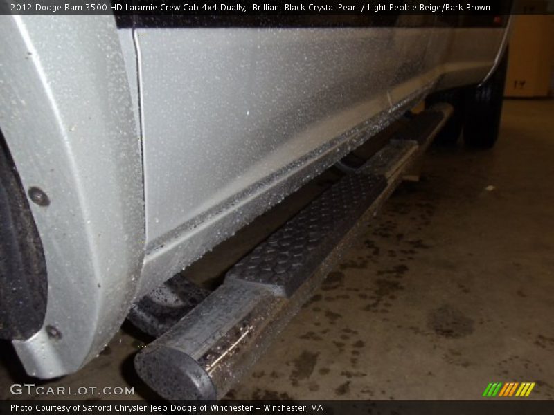 Brilliant Black Crystal Pearl / Light Pebble Beige/Bark Brown 2012 Dodge Ram 3500 HD Laramie Crew Cab 4x4 Dually