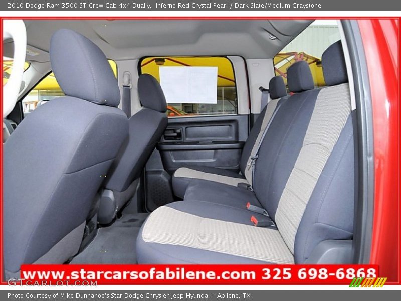Inferno Red Crystal Pearl / Dark Slate/Medium Graystone 2010 Dodge Ram 3500 ST Crew Cab 4x4 Dually