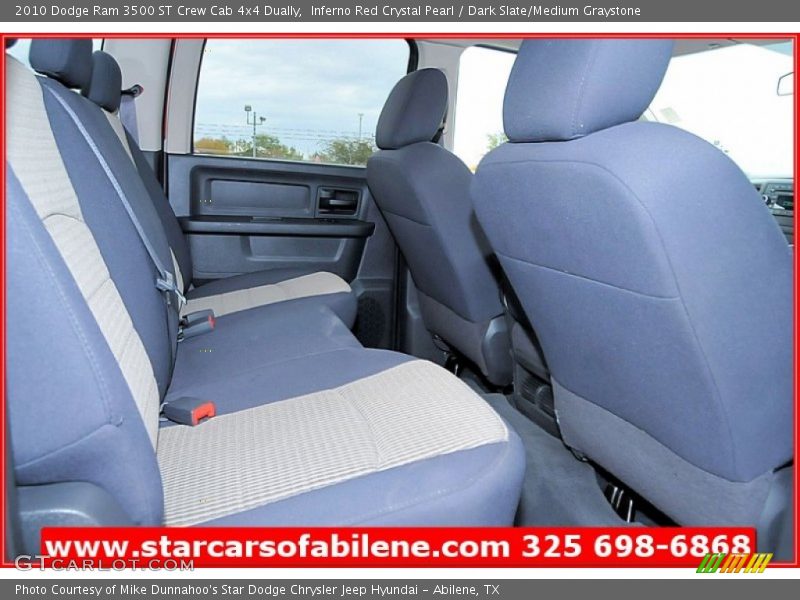 Inferno Red Crystal Pearl / Dark Slate/Medium Graystone 2010 Dodge Ram 3500 ST Crew Cab 4x4 Dually