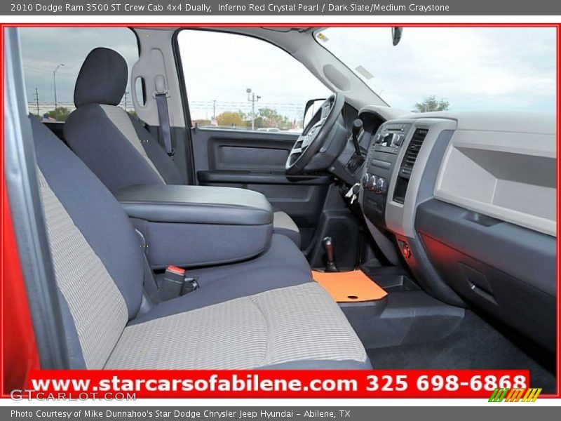 Inferno Red Crystal Pearl / Dark Slate/Medium Graystone 2010 Dodge Ram 3500 ST Crew Cab 4x4 Dually