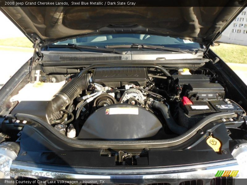 Steel Blue Metallic / Dark Slate Gray 2008 Jeep Grand Cherokee Laredo