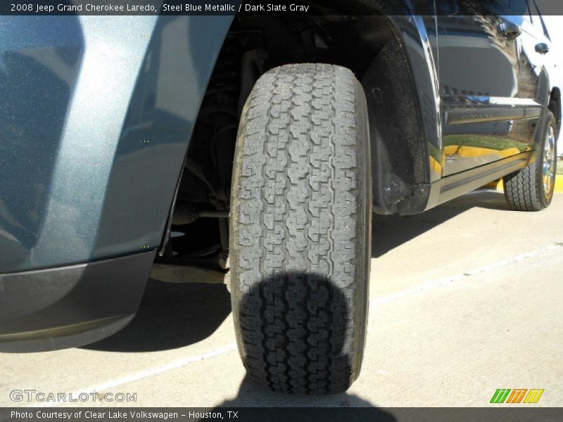Steel Blue Metallic / Dark Slate Gray 2008 Jeep Grand Cherokee Laredo