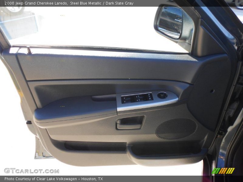 Steel Blue Metallic / Dark Slate Gray 2008 Jeep Grand Cherokee Laredo