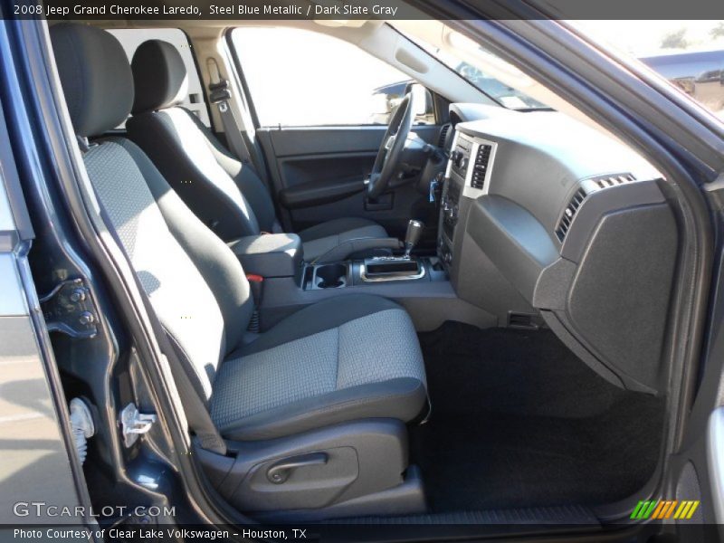 Steel Blue Metallic / Dark Slate Gray 2008 Jeep Grand Cherokee Laredo