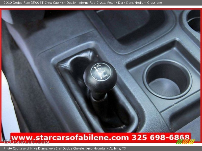 Inferno Red Crystal Pearl / Dark Slate/Medium Graystone 2010 Dodge Ram 3500 ST Crew Cab 4x4 Dually