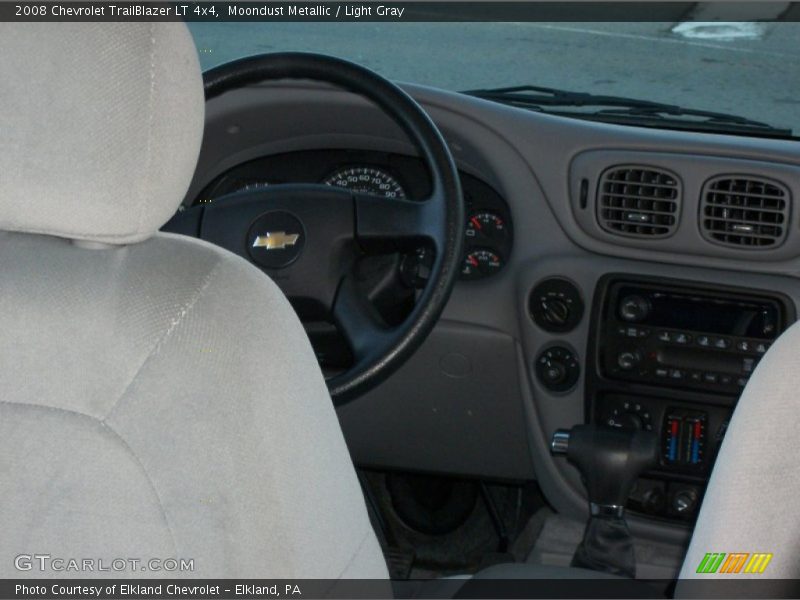 Moondust Metallic / Light Gray 2008 Chevrolet TrailBlazer LT 4x4
