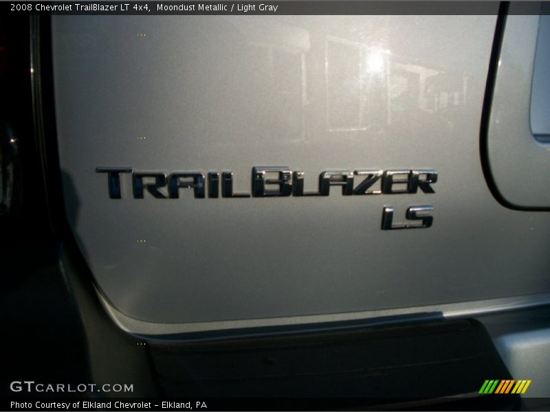 Moondust Metallic / Light Gray 2008 Chevrolet TrailBlazer LT 4x4