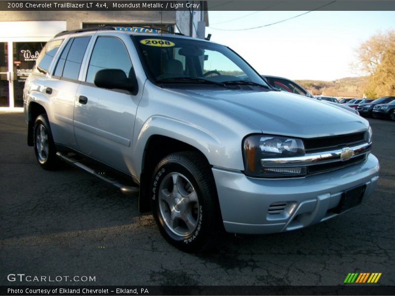 Moondust Metallic / Light Gray 2008 Chevrolet TrailBlazer LT 4x4